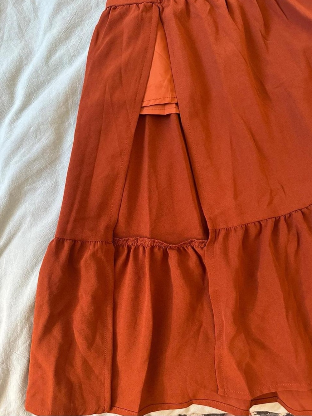 Rust Midi Skirt - Picture 2 of 2